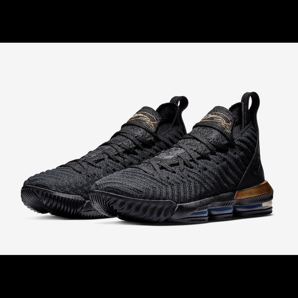 Lebron 16 Black and Gold